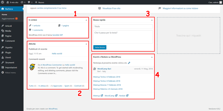 Bacheca Wordpress