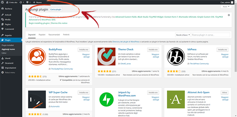 Wordpress Carica Plugin