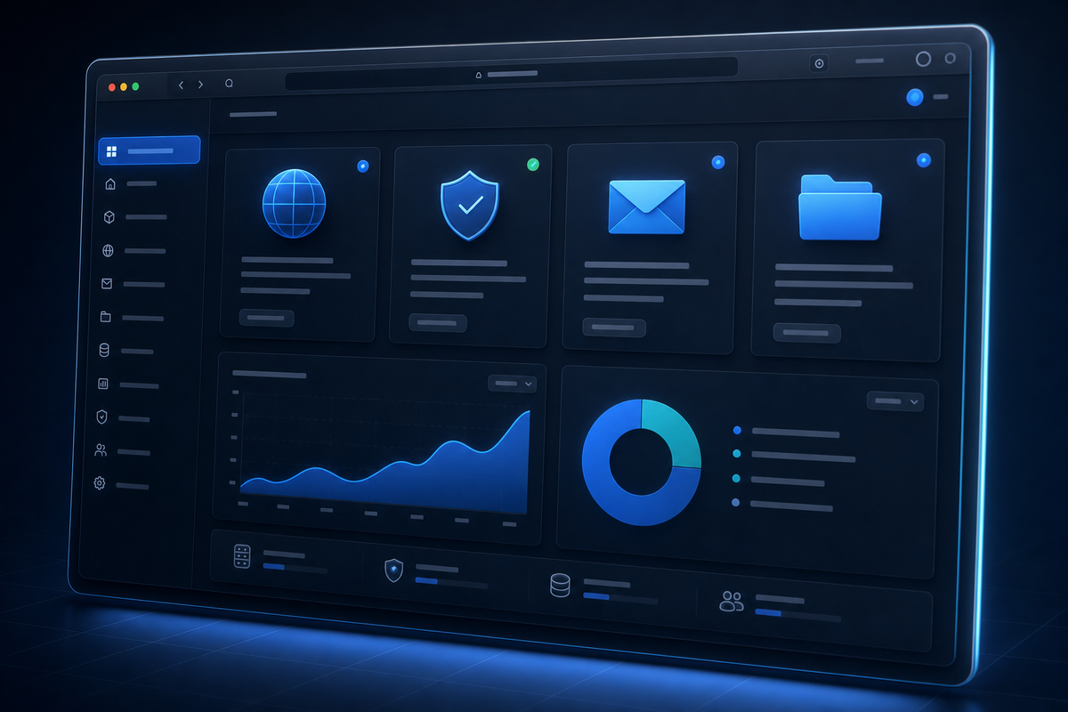 Pannello di controllo cPanel per hosting SpazioRC