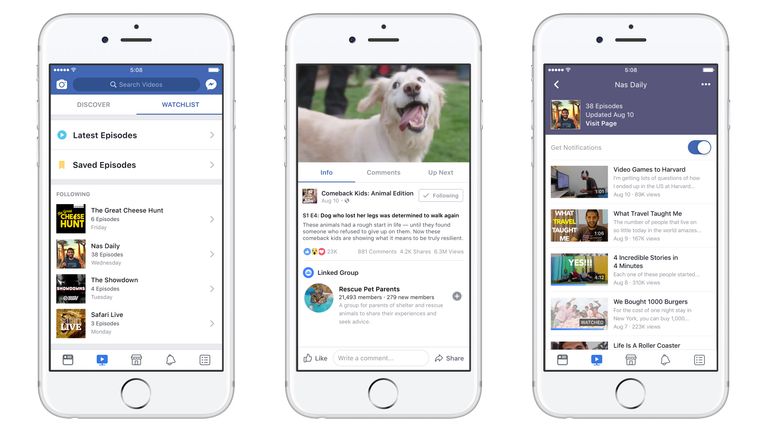 Ecco Facebook Watch, la tua nuova TV!