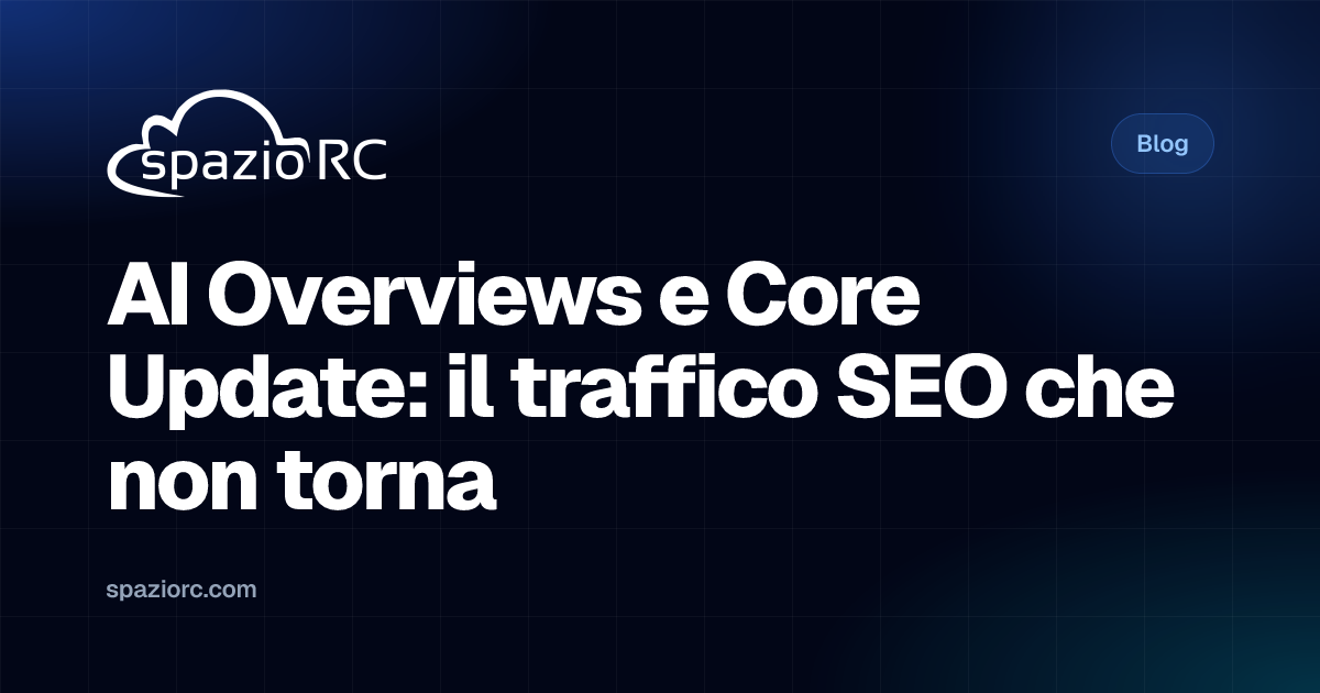 AI Overviews e Core Update: il traffico SEO che non torna